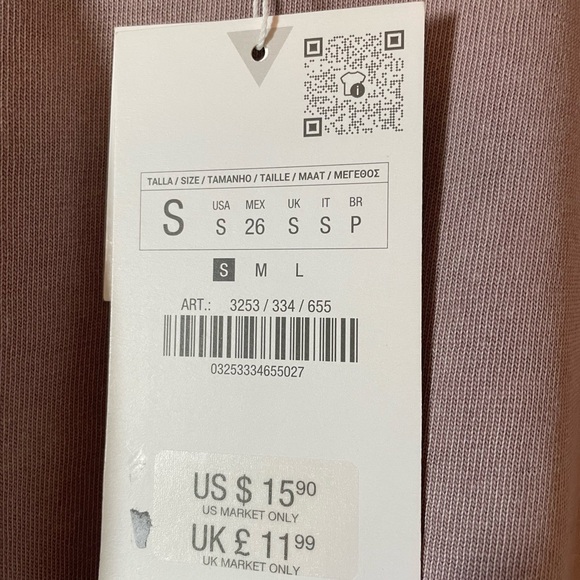 Zara Mauve Tank Top - Picture 2 of 3